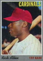1970 Topps Baseball Cards      040      Richie Allen